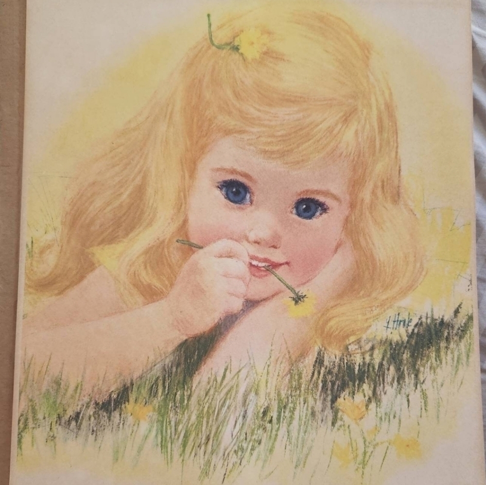Vintage NORTHERN PAPER MILLS RARE 4 girl prints tissue paper